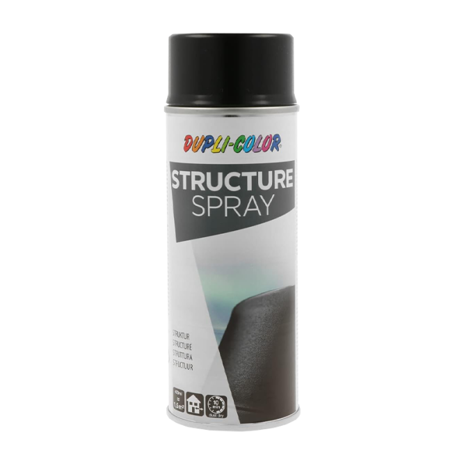 DUPLI COLOR CARS black matte structural paint 400ml