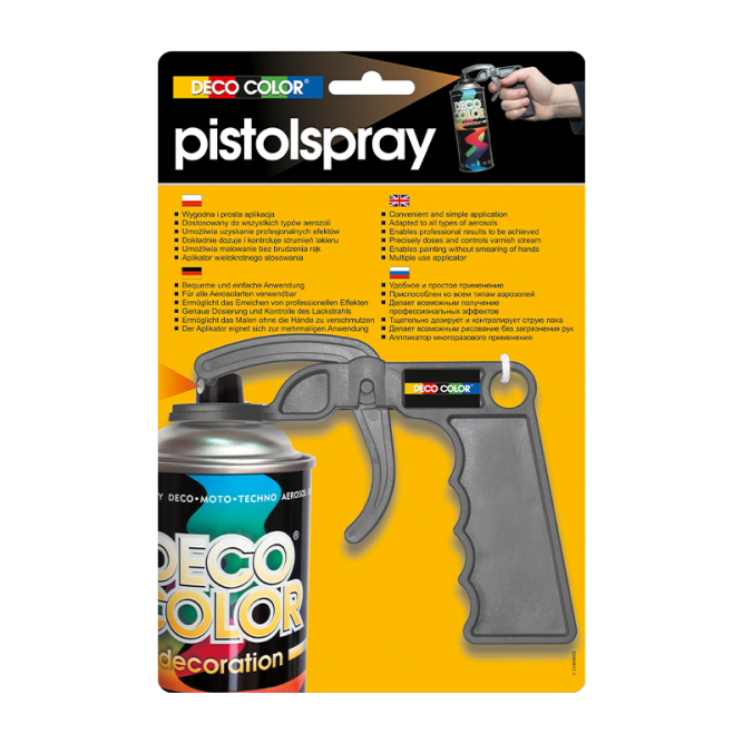 DECO COLOR Pistolspray holder for canisters