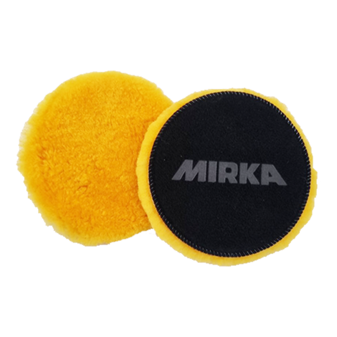 MIRKA Polarshine wool pad 150mm, 2 pcs. pack