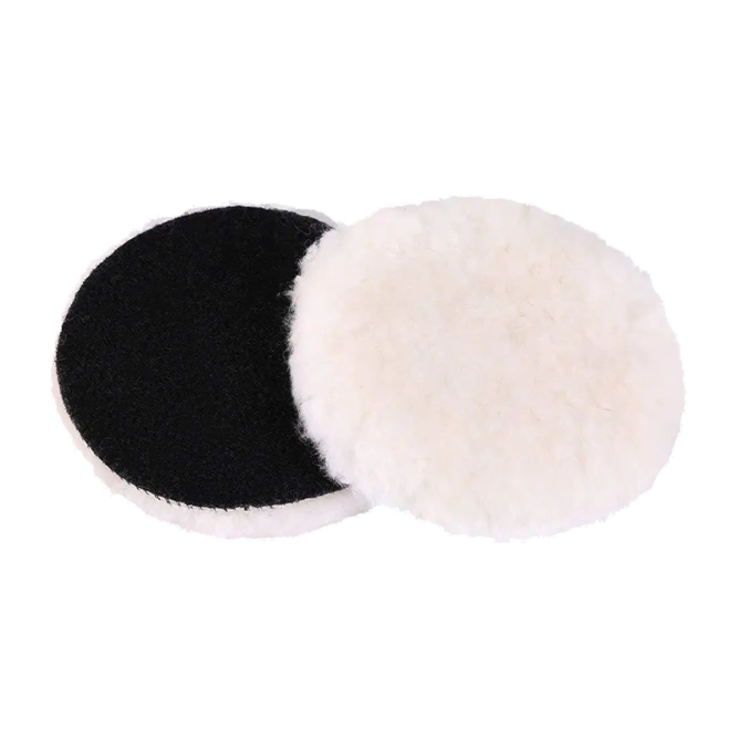 SHINE MATE sheep wool polishing pad 125 mm