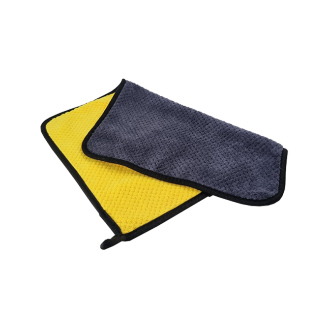 STONDER FLEECE microfiber cloth 30x40cm, yellow/grey