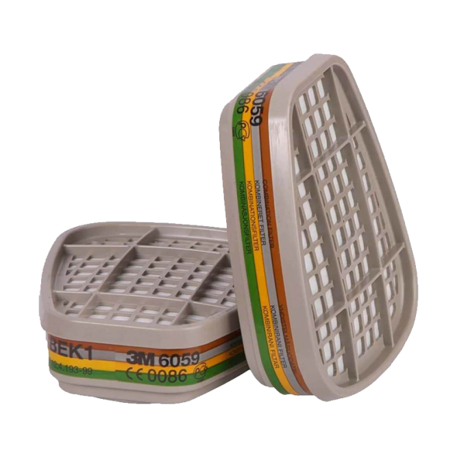 3M ABEK1 carbon filter, 2 pcs.
