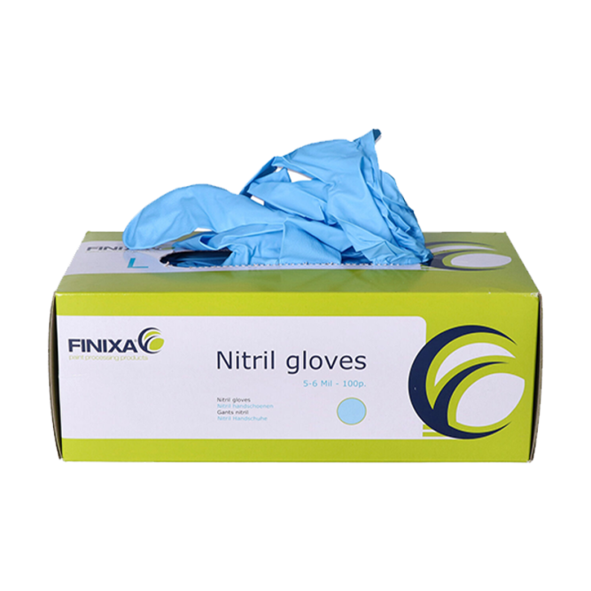 FINIXA NITRIL blue gloves