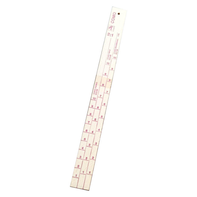 GLASURIT Wooden ruler