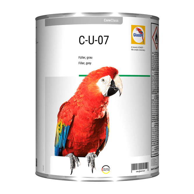 GLASURIT C-U-07 Filler 4l, grey 4:1:1