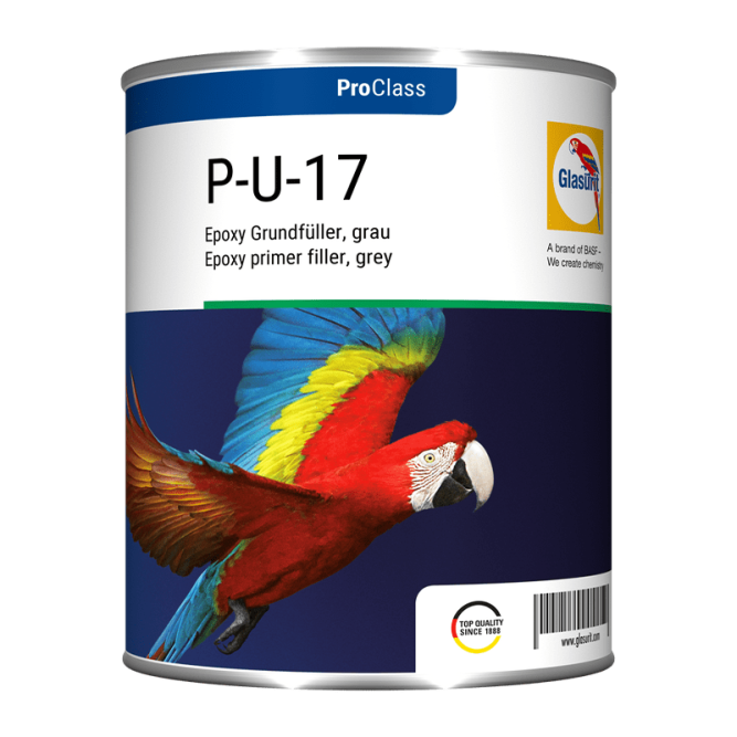 GLASURIT P-U-17 epoxy primer 1L, gray 4:1:1