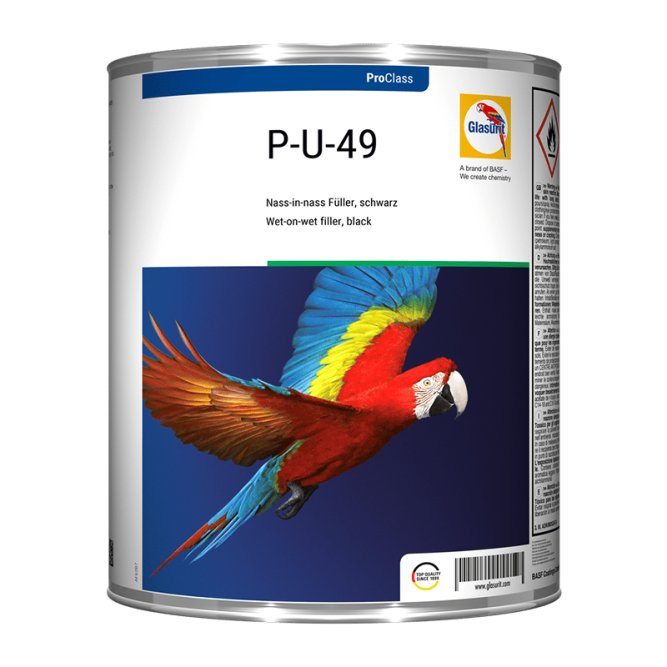 GLASURIT P-U-49 primer not sanded 3L, black 3:1:1