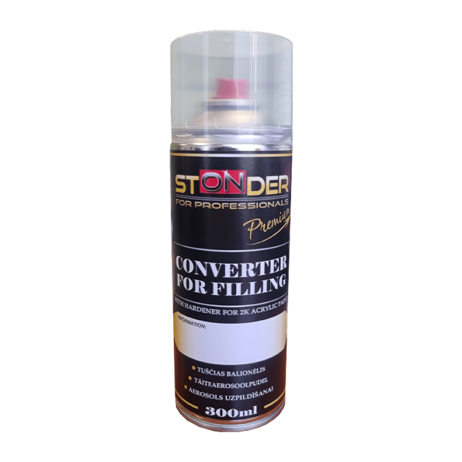 STONDER empty bottle 300 ml (aer.) for acrylic paints