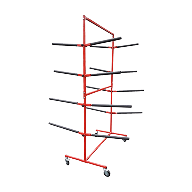 STONDER mobile stand for bumpers, with padding