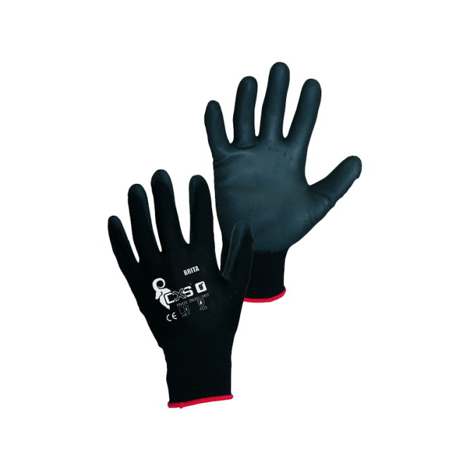 CANIS BRITA PU gloves black