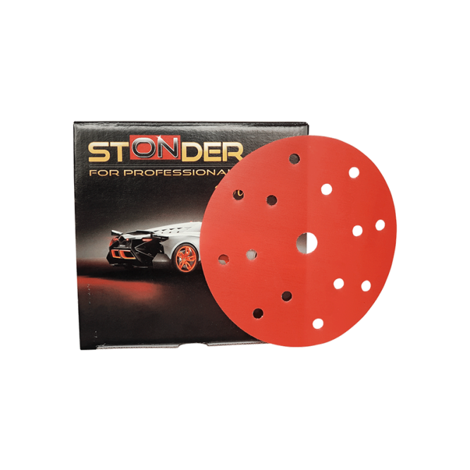 STONDER RED FIRE sanding discs 15 holes 150 mm