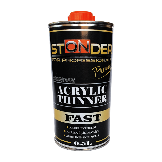 STONDER acrylic thinner 0.5L (fast)