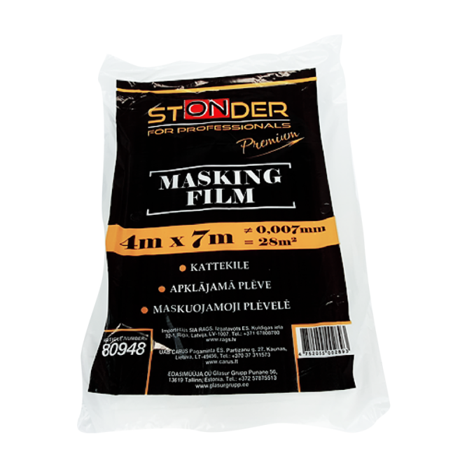 STONDER masking film, 28 sq.m. (4x7m)