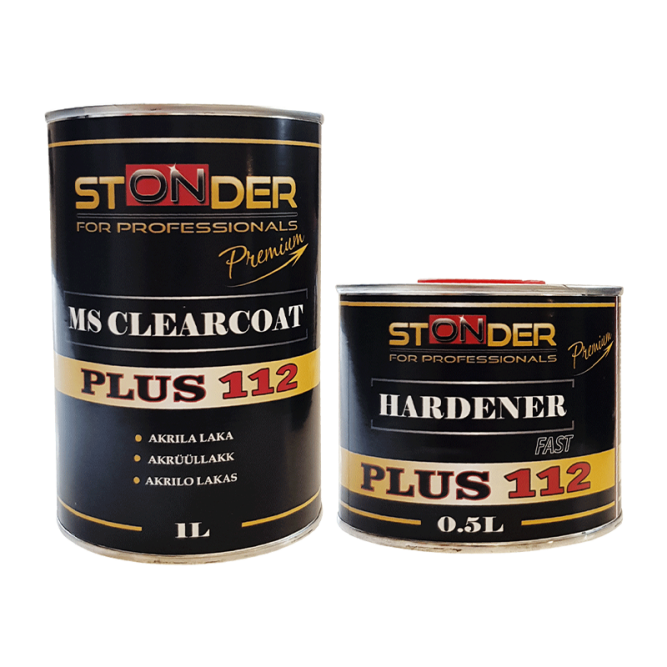 STONDER 112 Lacquer 1L + 0.5 hardener fast