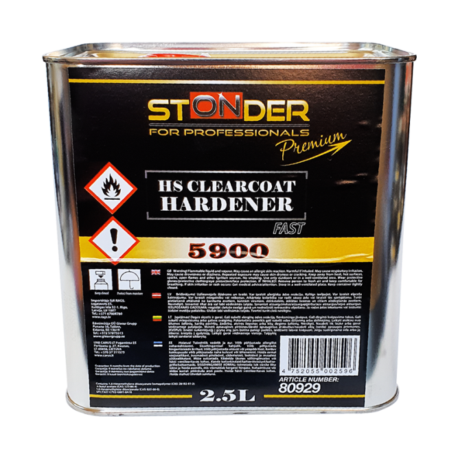 STONDER 5900 hardener 2.5L FAST (price for 1L)