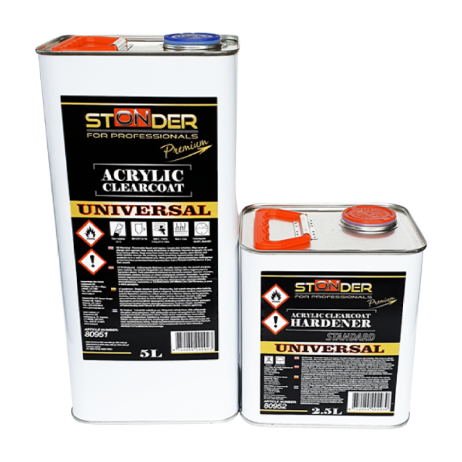 STONDER 400 acrylic varnish, compl. 5L+2.5L