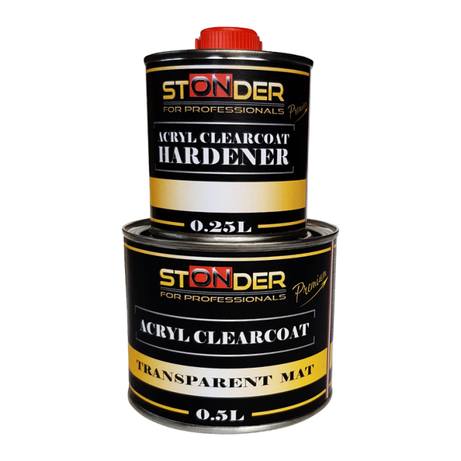 STONDER matte varnish 0.5L, set